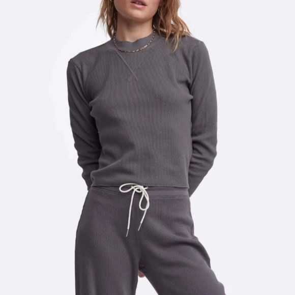 MATE the Label Tops - MATE the label: Organic Thermal Boxy Crop
